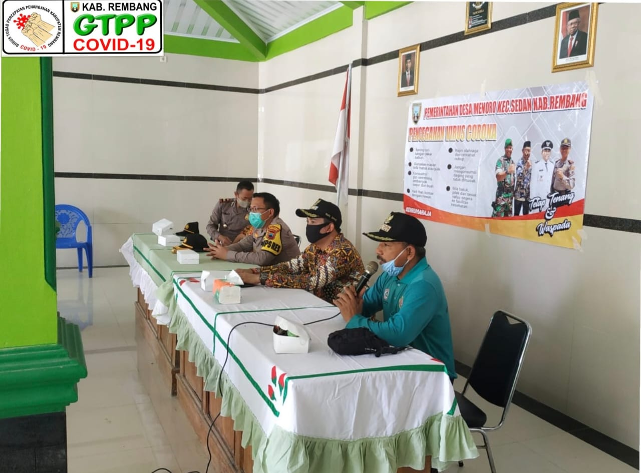 Desa Menoro sebagai Desa Siaga Covid-19