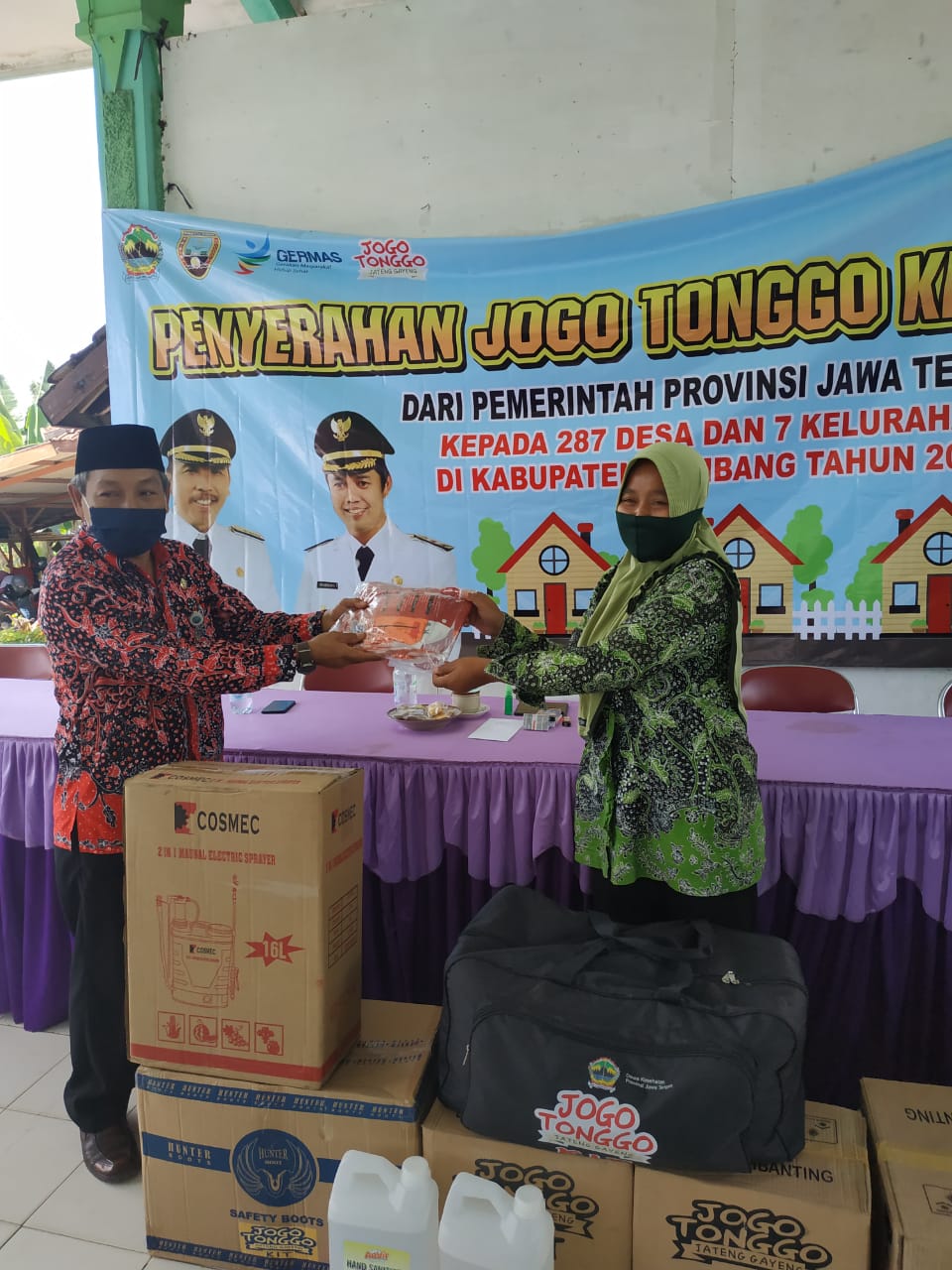 DISTRIBUSI DAN PEMANFAATAN JOGO TONGGO KIT KECAMATAN SEDAN